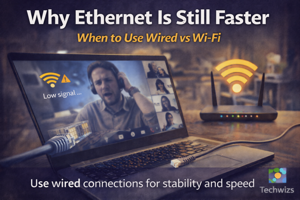 Ethernet vs Wi-Fi conte techwizs
