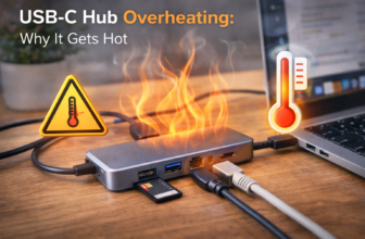 USB-C hub overheating F