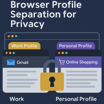 browser profile separation for privacy techwizs