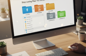 Stop Losing Files: The Ultimate 4-Folder Digital Filing System for Clutter-Free Google Drive/Dropbox