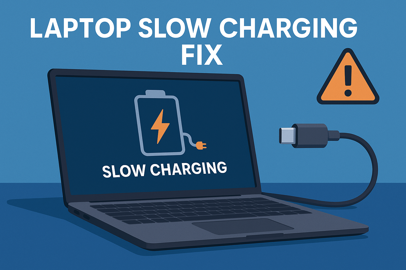 laptop slow charging fix feature