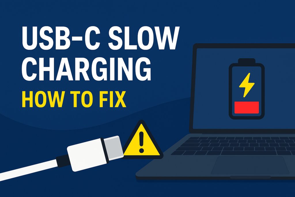usb-c slow charging techwizs