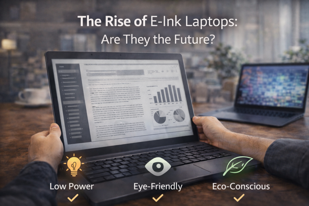 E-Ink laptops techwizs P