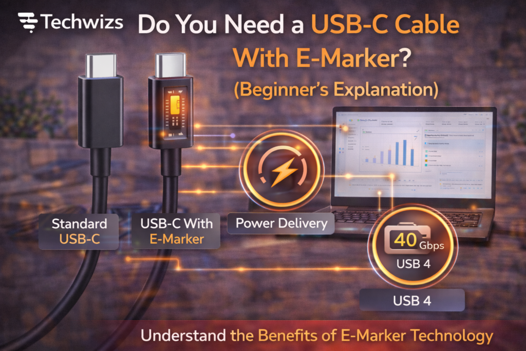USB-C cable with E-Marker P