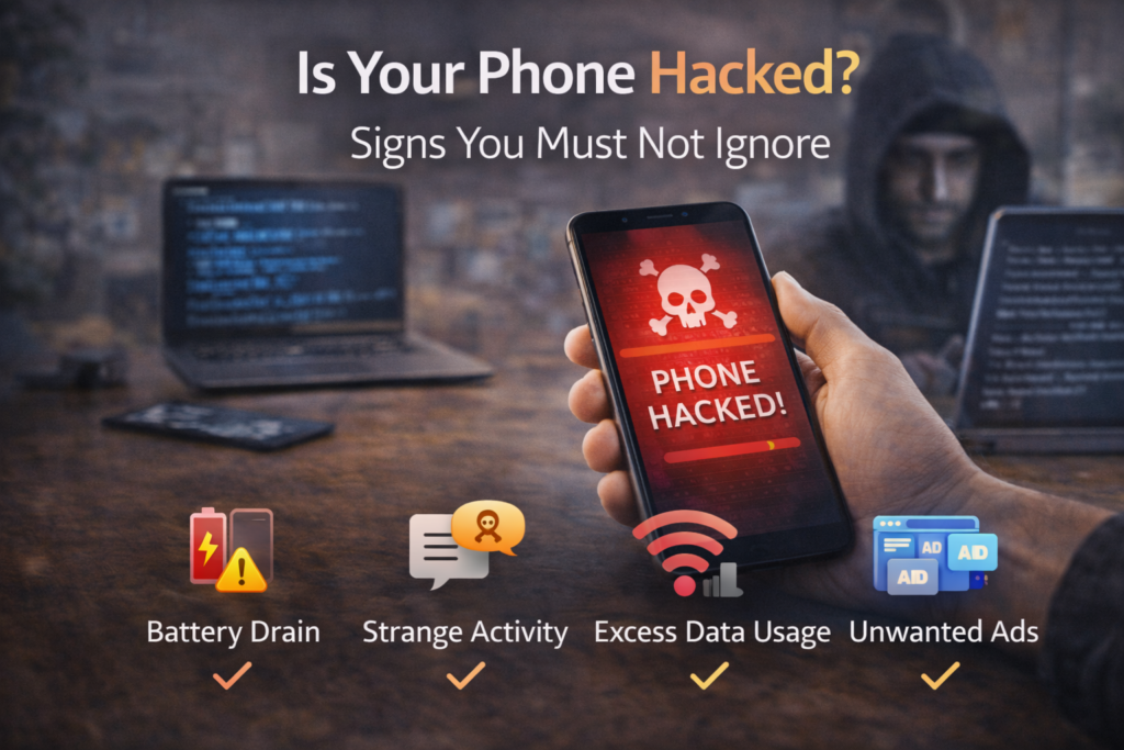 is your phone hacked Techwizs P