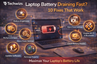 laptop battery draining fast F