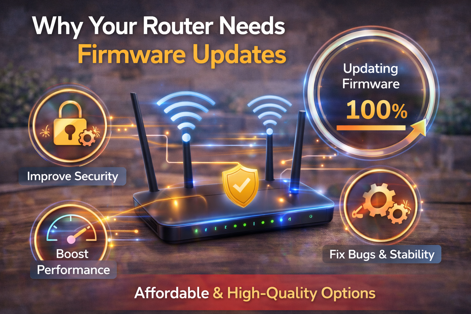 router firmware updates Techwizs F