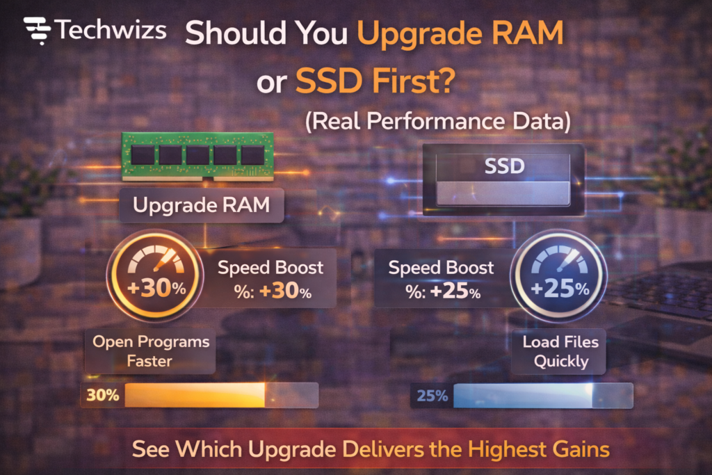 upgrade RAM or SSD first F