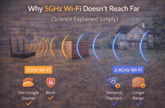 Why 5GHz WiFi Doesn’t Reach Far (Science Explained Simply)