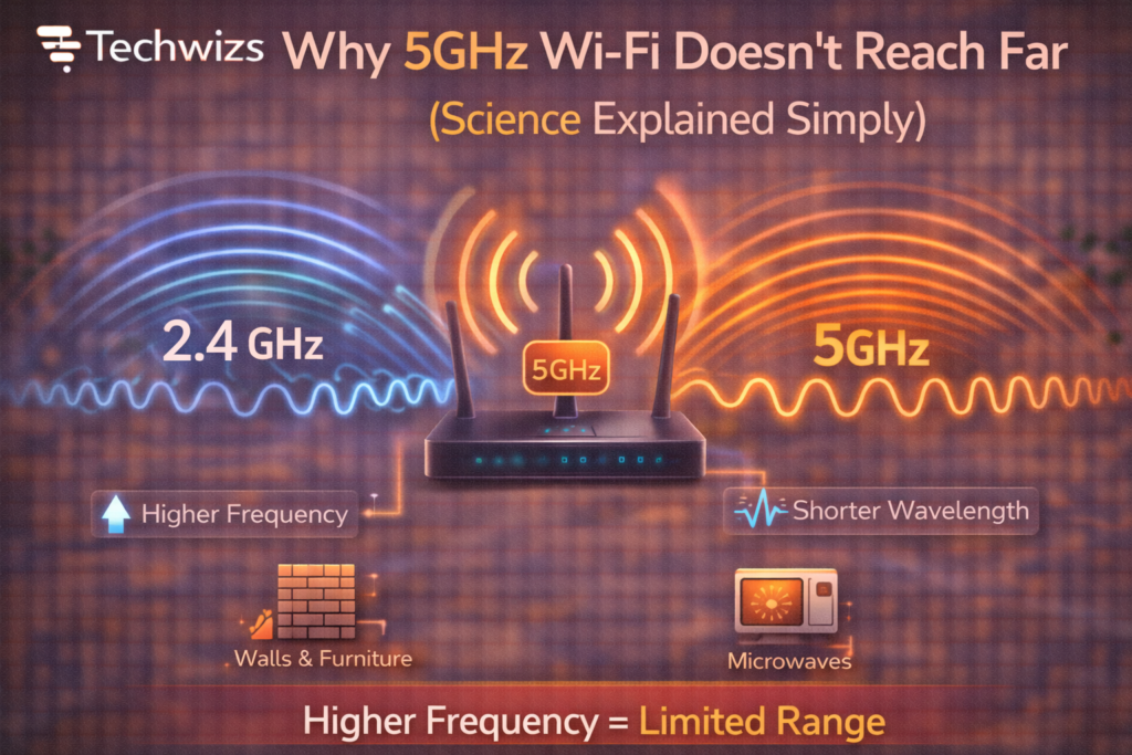 why 5ghz wifi doesn’t reach far P