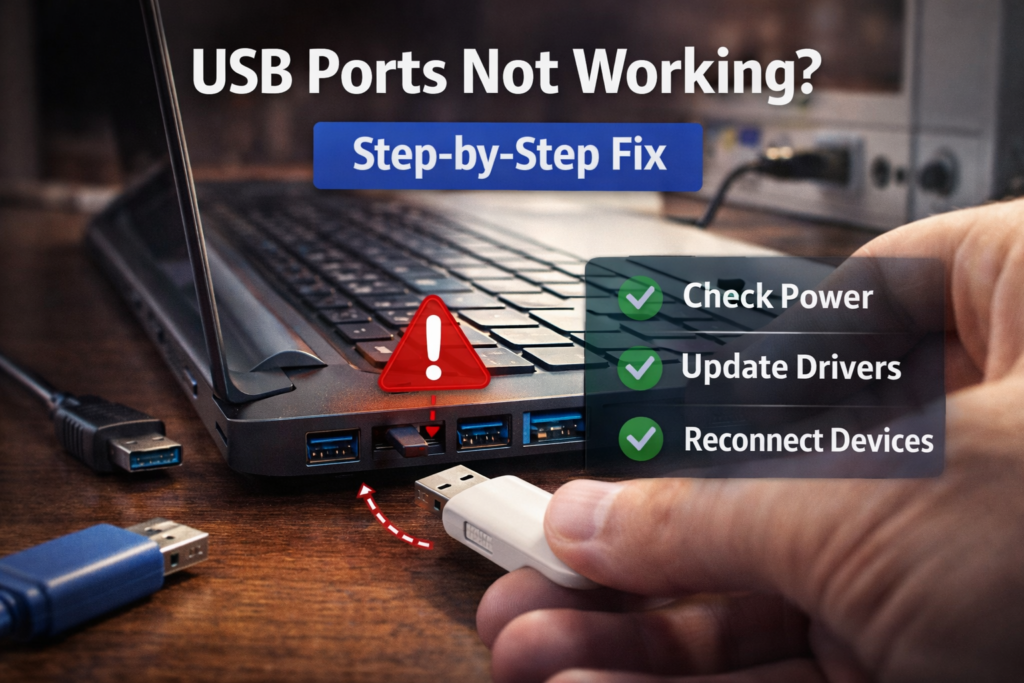 USB ports not working P