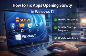 apps opening slowly Windows 11 F