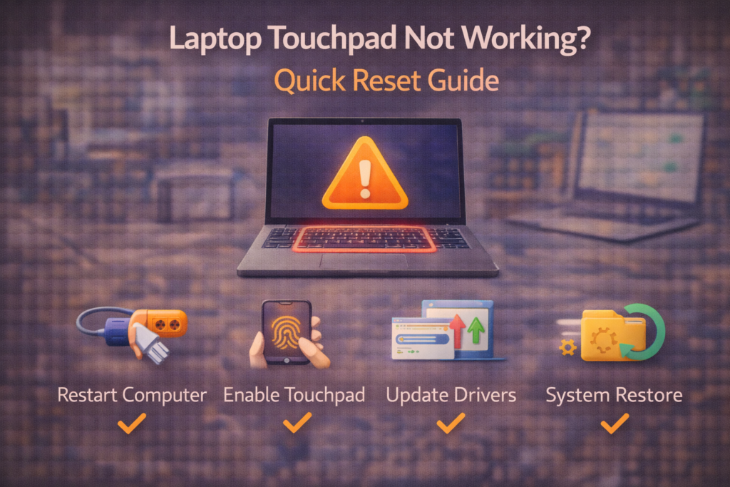 laptop touchpad not working P