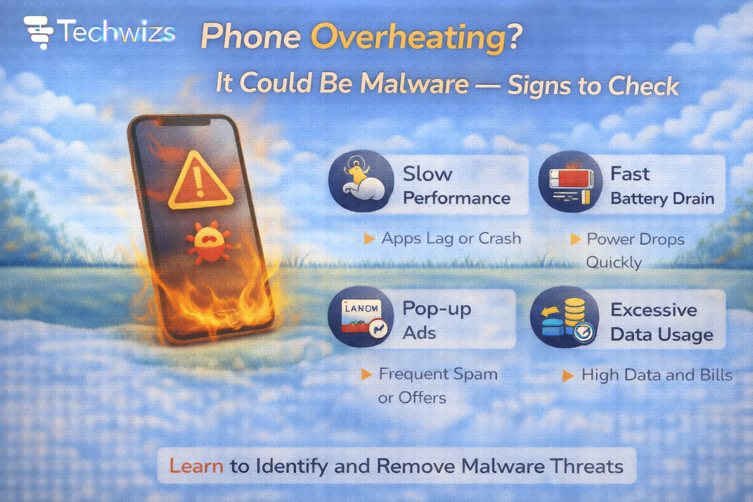 phone overheating could be malware F
