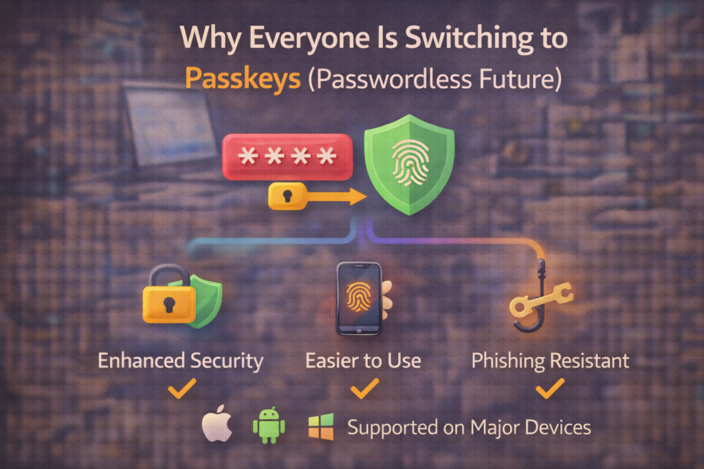 switching to passkeys P