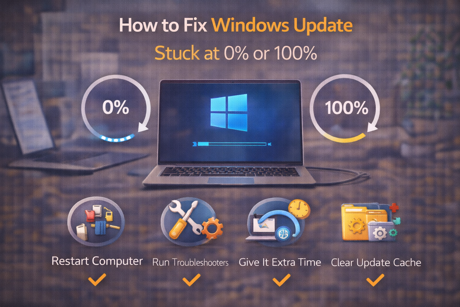 windows update stuck F