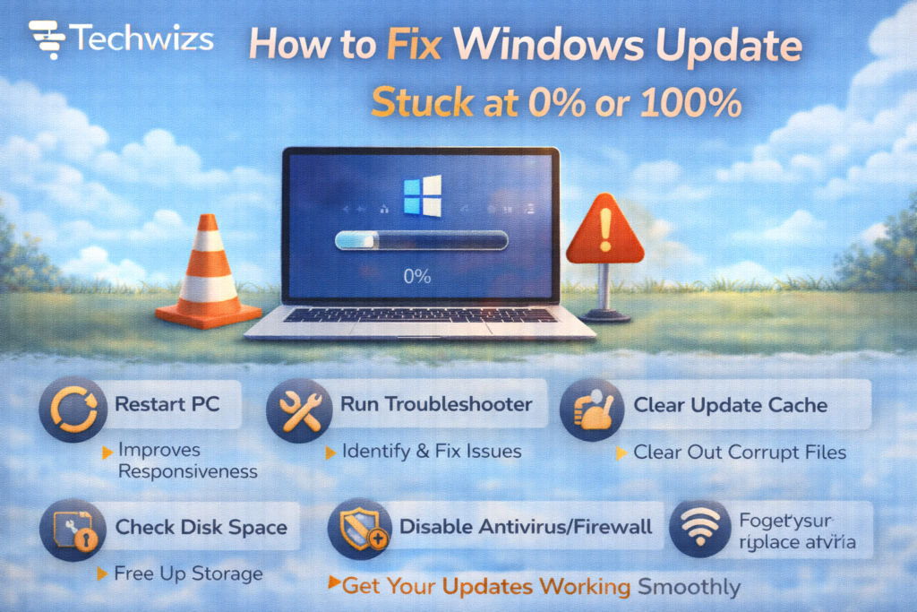 windows update stuck P