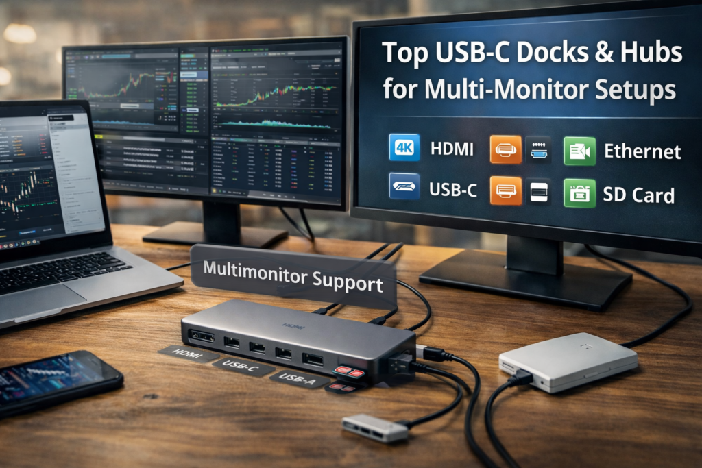 USB-C dock multi-monitor P