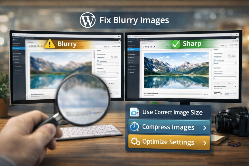 WordPress images blurry fix P