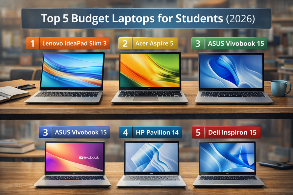 budget laptops for students 2026 P