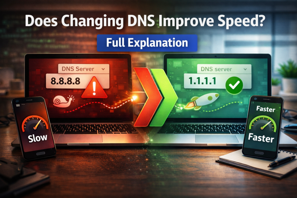 does changing DNS improve speed F