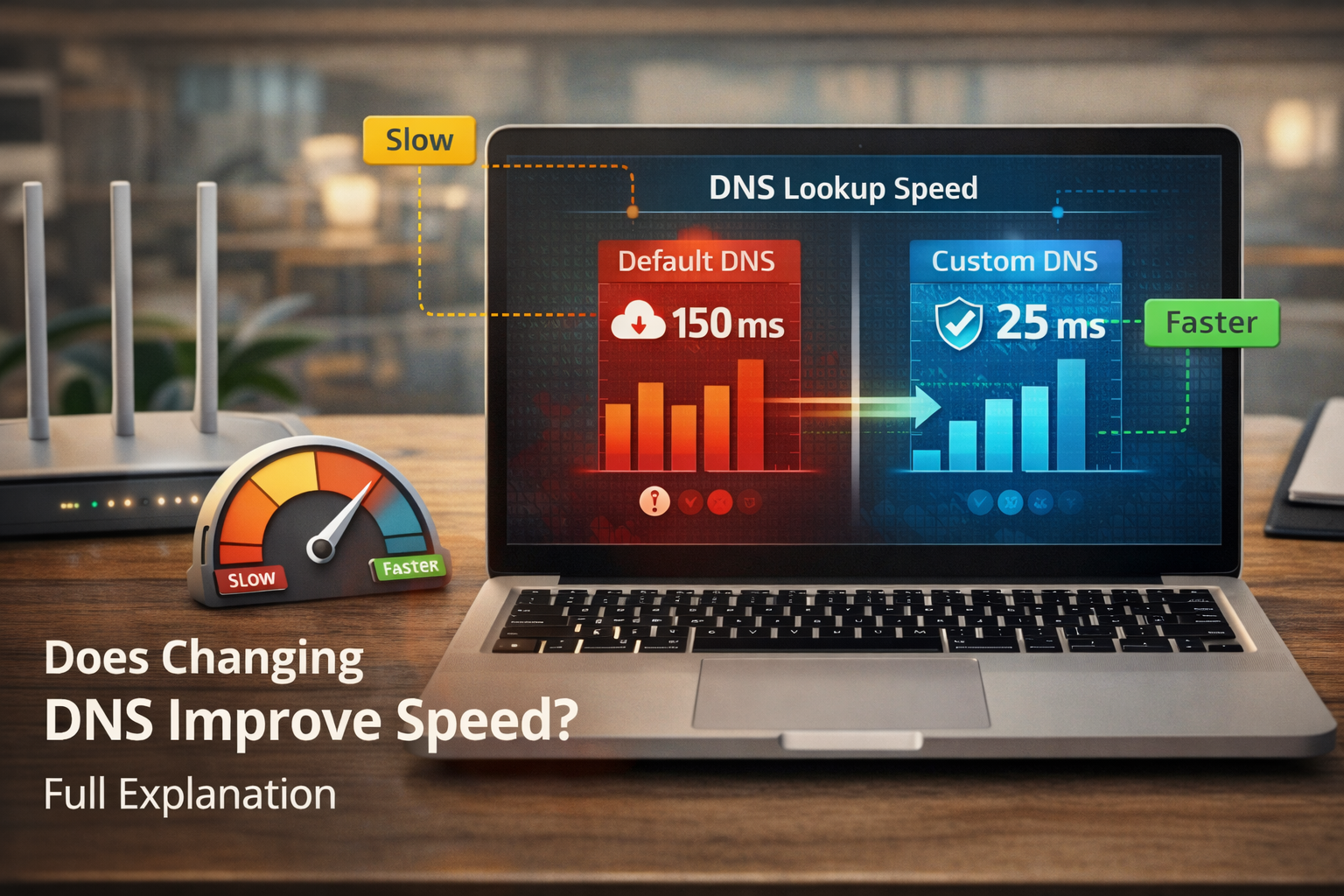 does changing DNS improve speed P