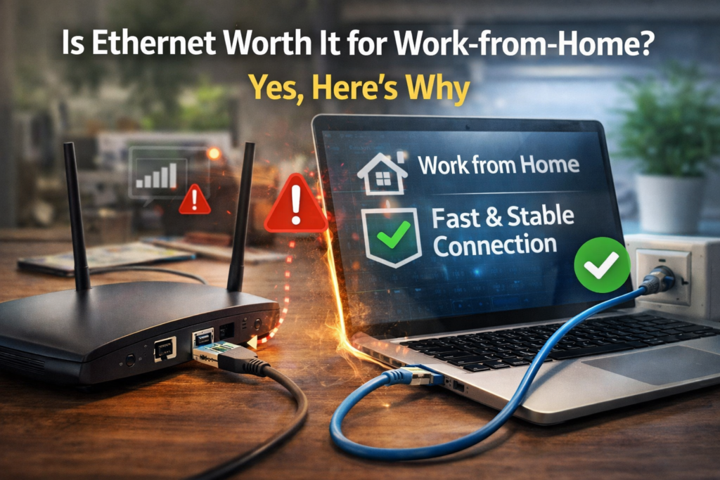 ethernet worth it work from home P