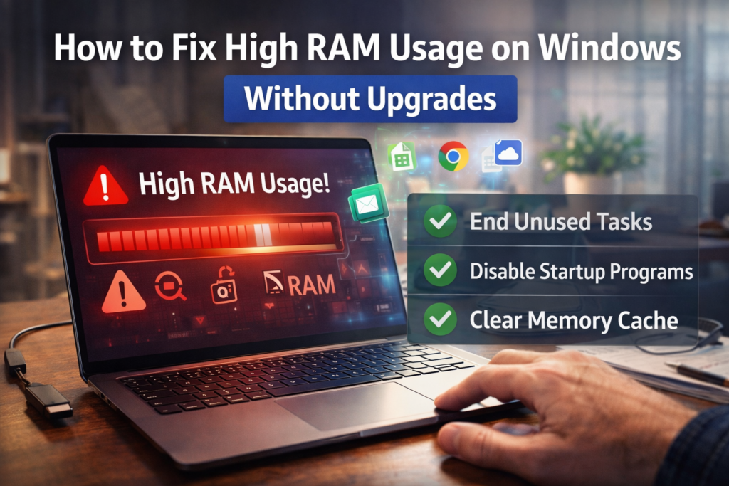 high RAM usage Windows P
