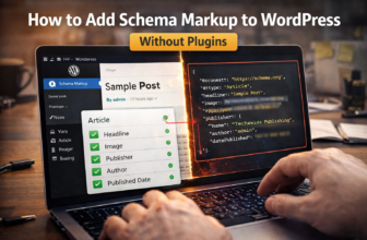 schema markup WordPress without plugins P