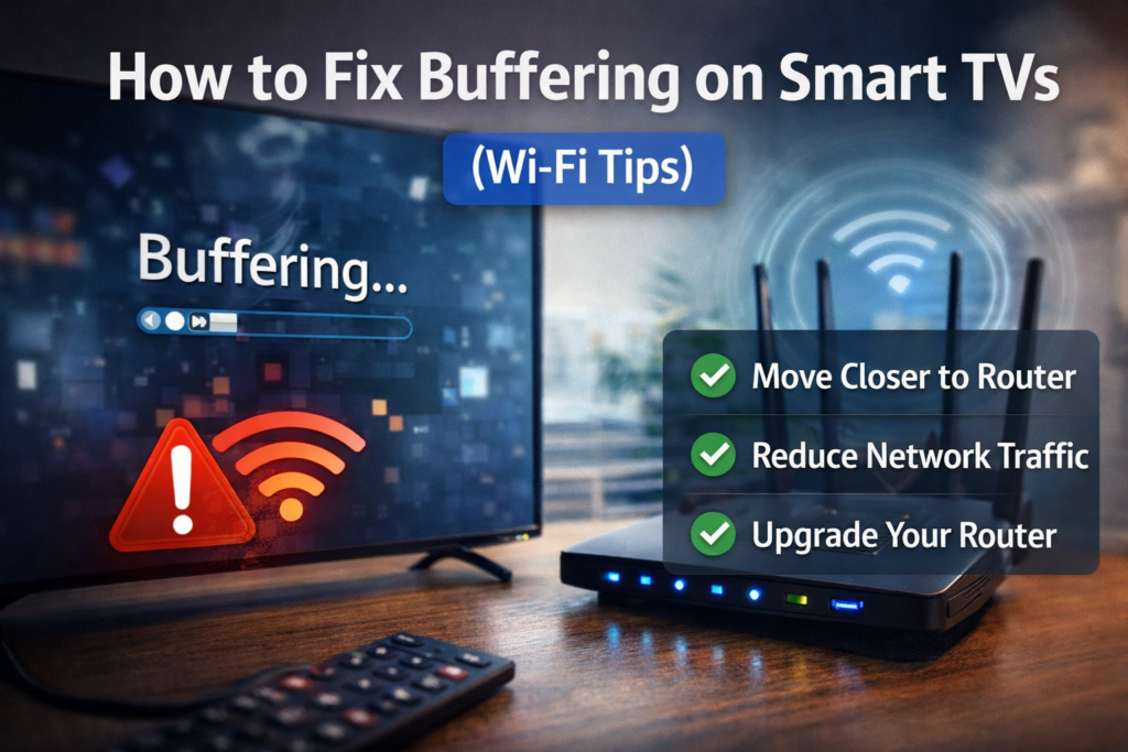 smart TV buffering fix Wi-Fi P