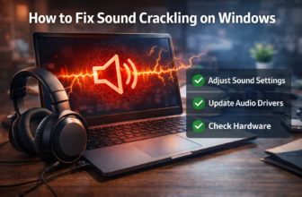 sound crackling Windows F