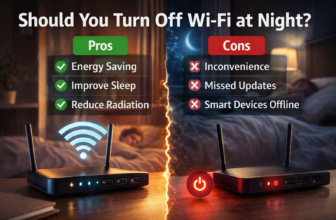 turn off Wi-Fi at night pros and cons F
