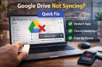 Google Drive not syncing F