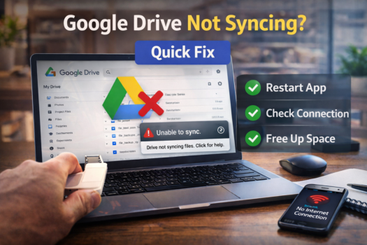 Google Drive not syncing F