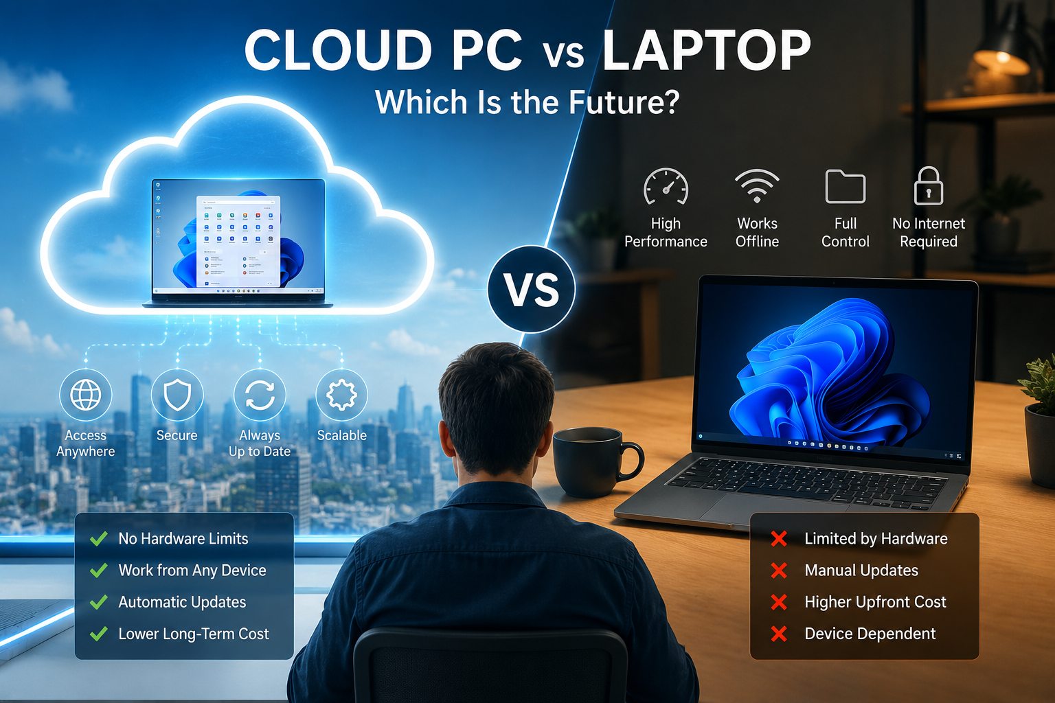 Cloud PC vs Laptop F