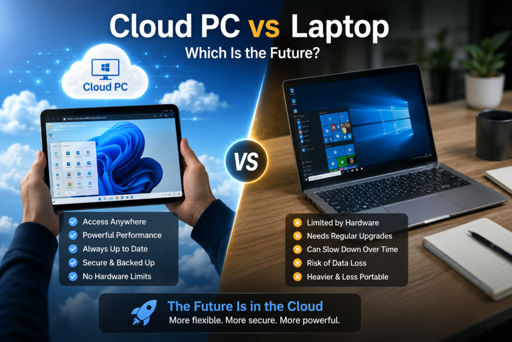 Cloud PC vs Laptop P