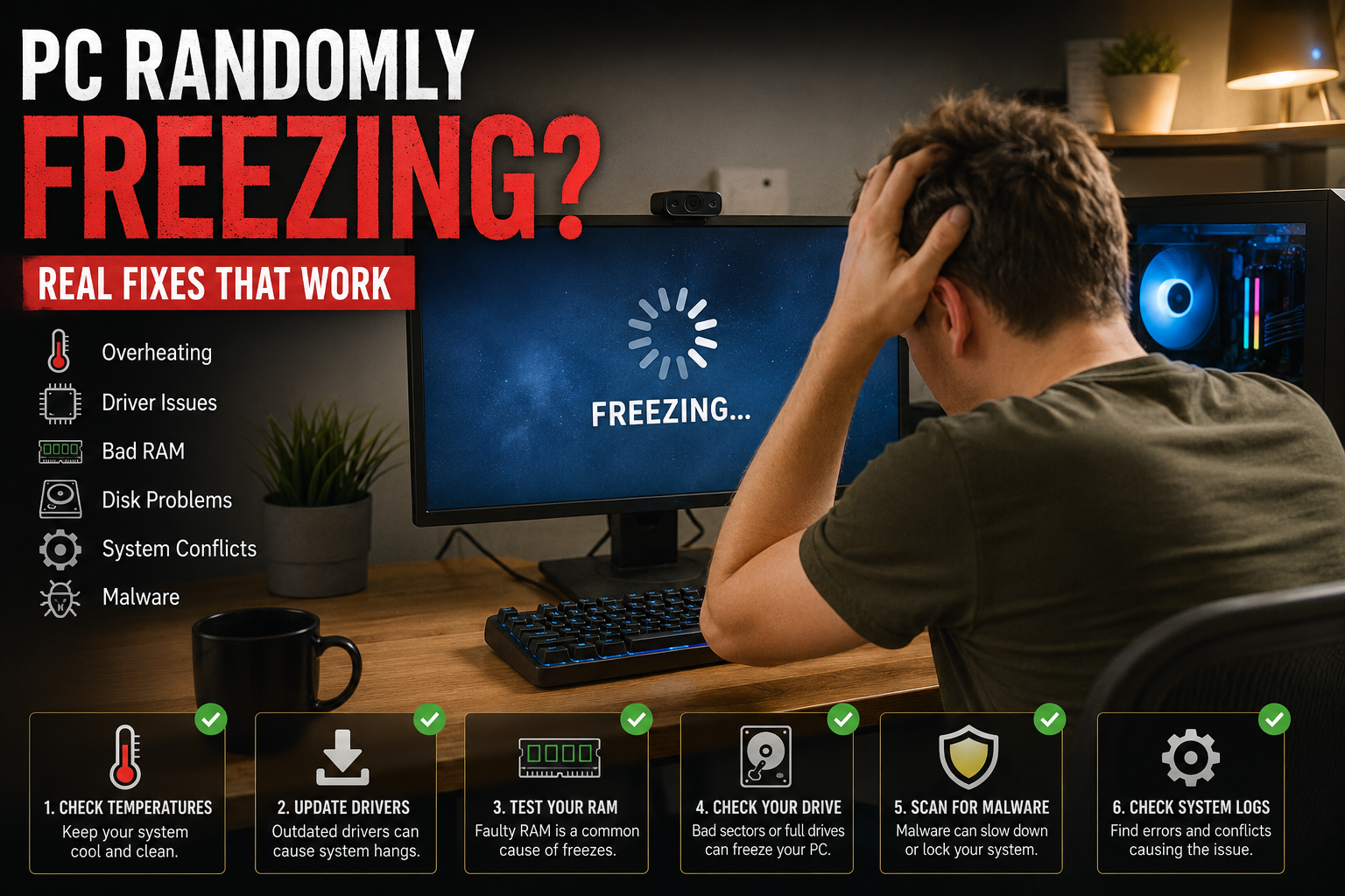 PC randomly freezing F