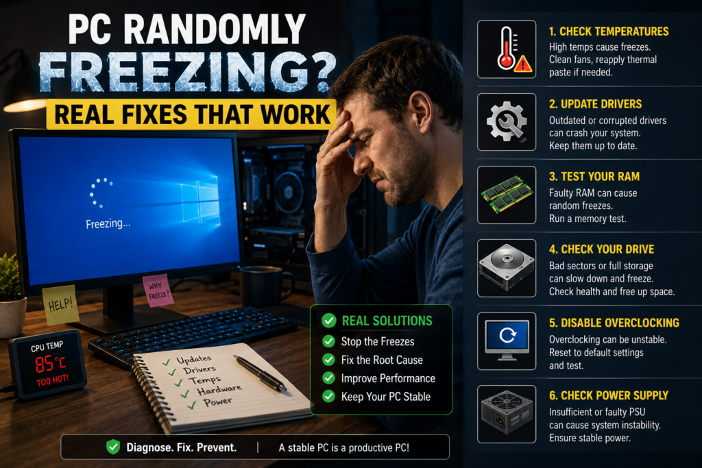 PC randomly freezing P