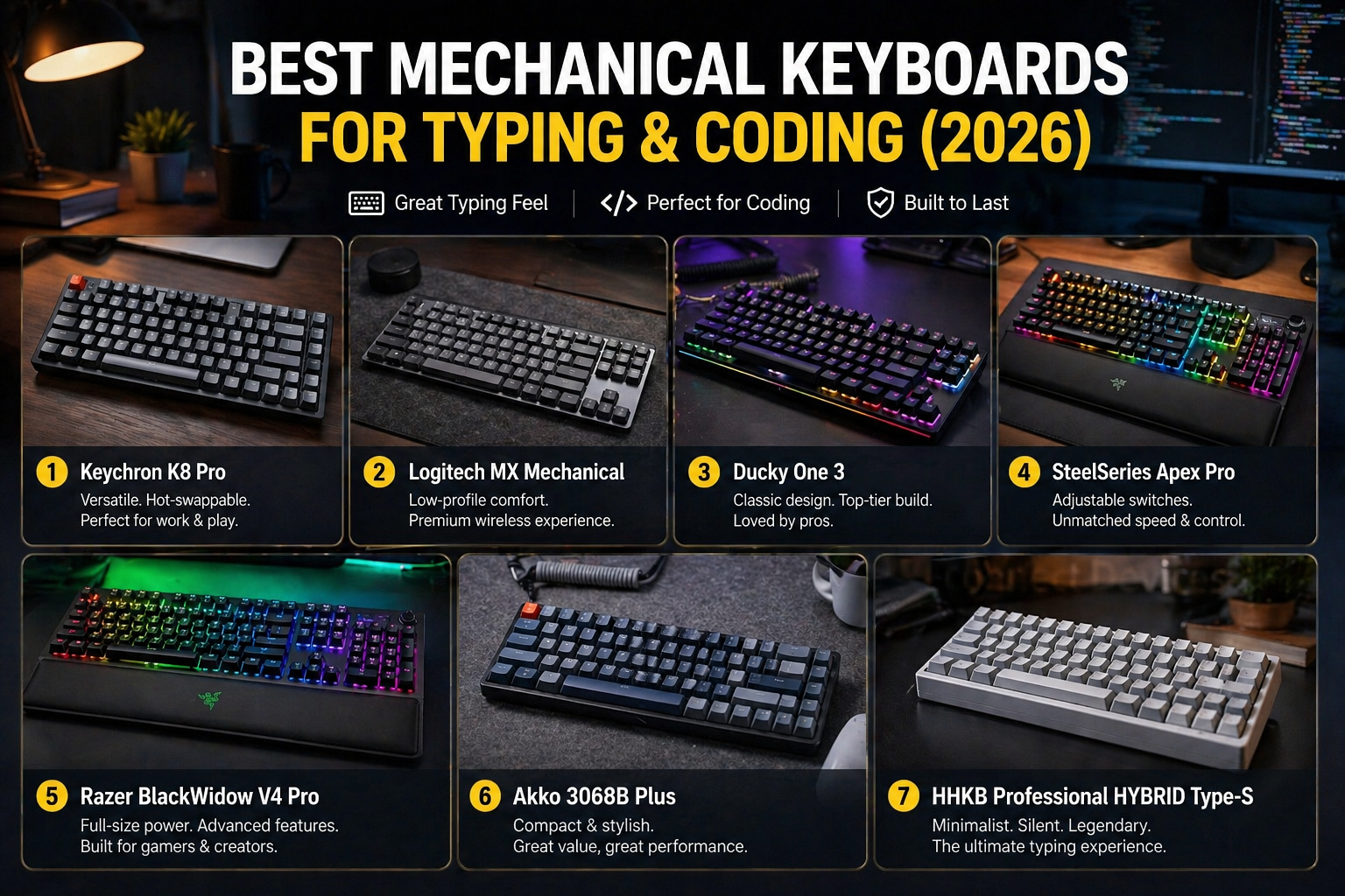 best mechanical keyboards F