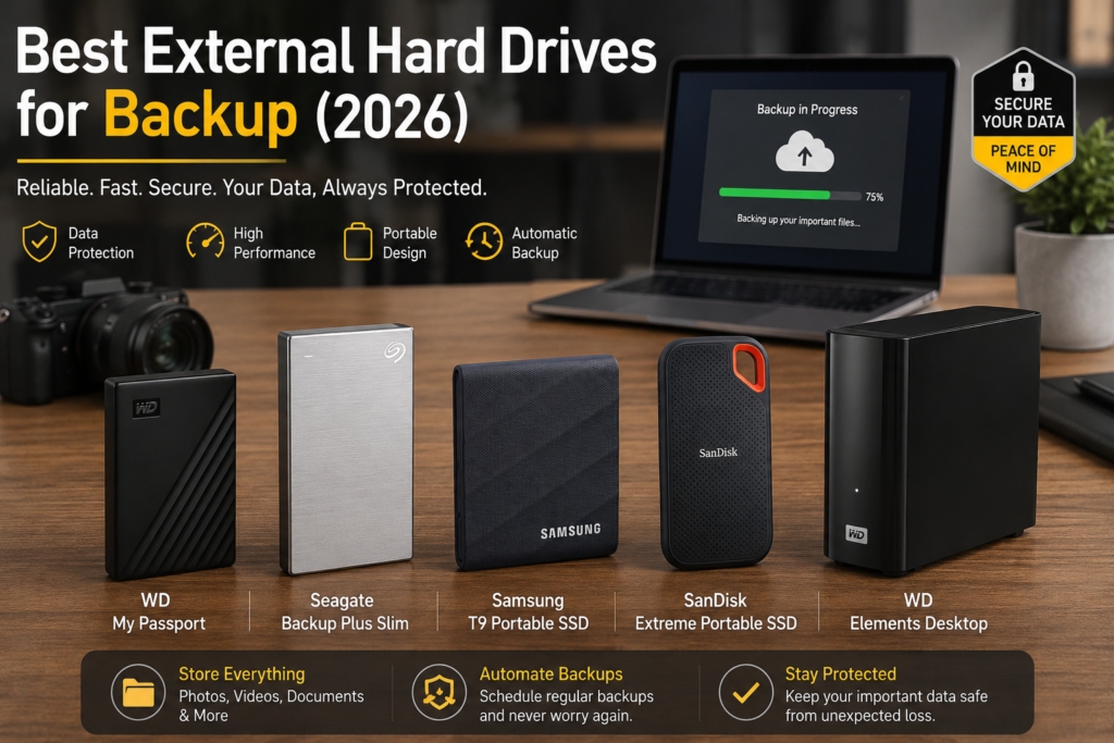 external hard drives for backup P