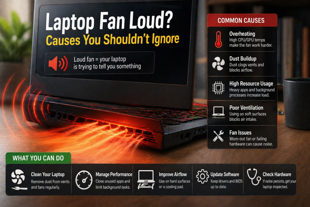 laptop fan loud P