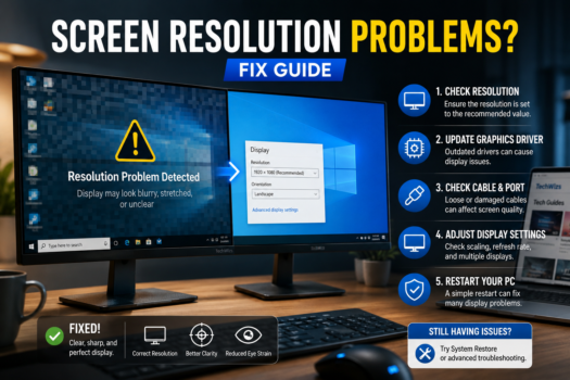 screen resolution problems F