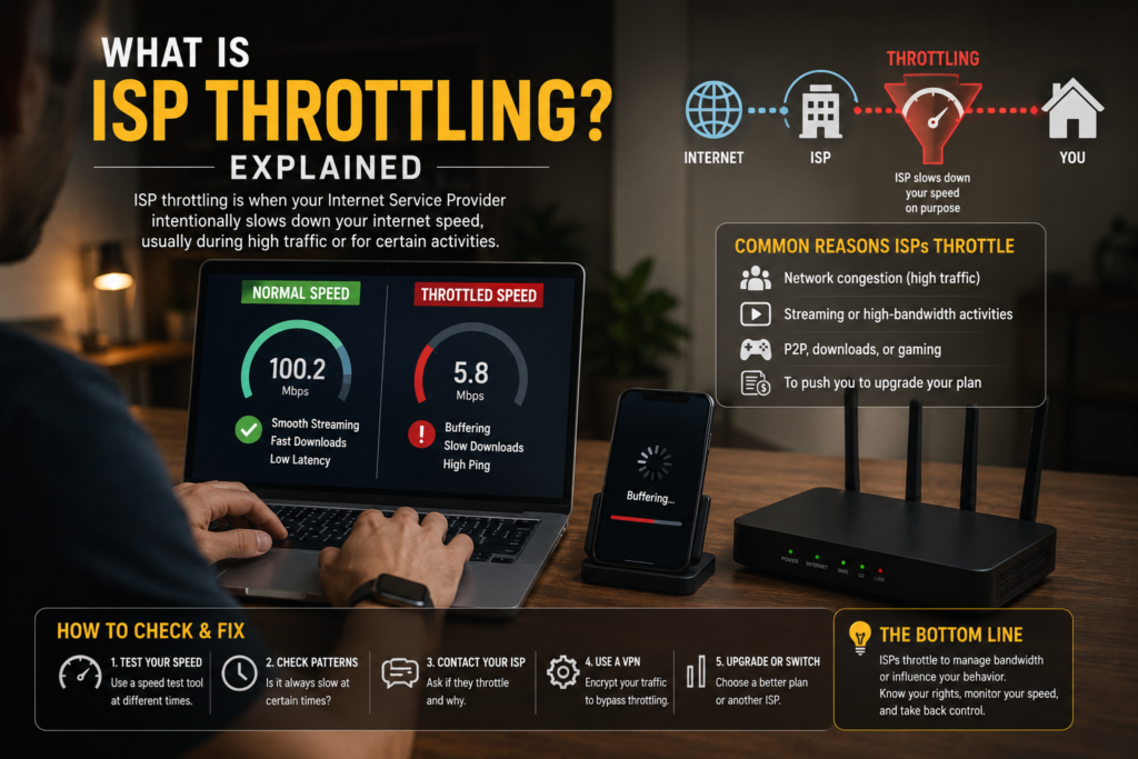 ISP throttling P