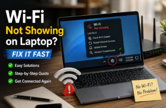 Wi-Fi not showing F