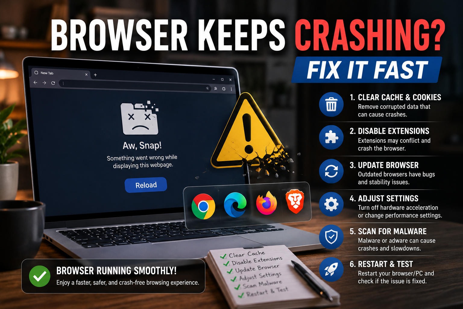 browser keeps crashing F