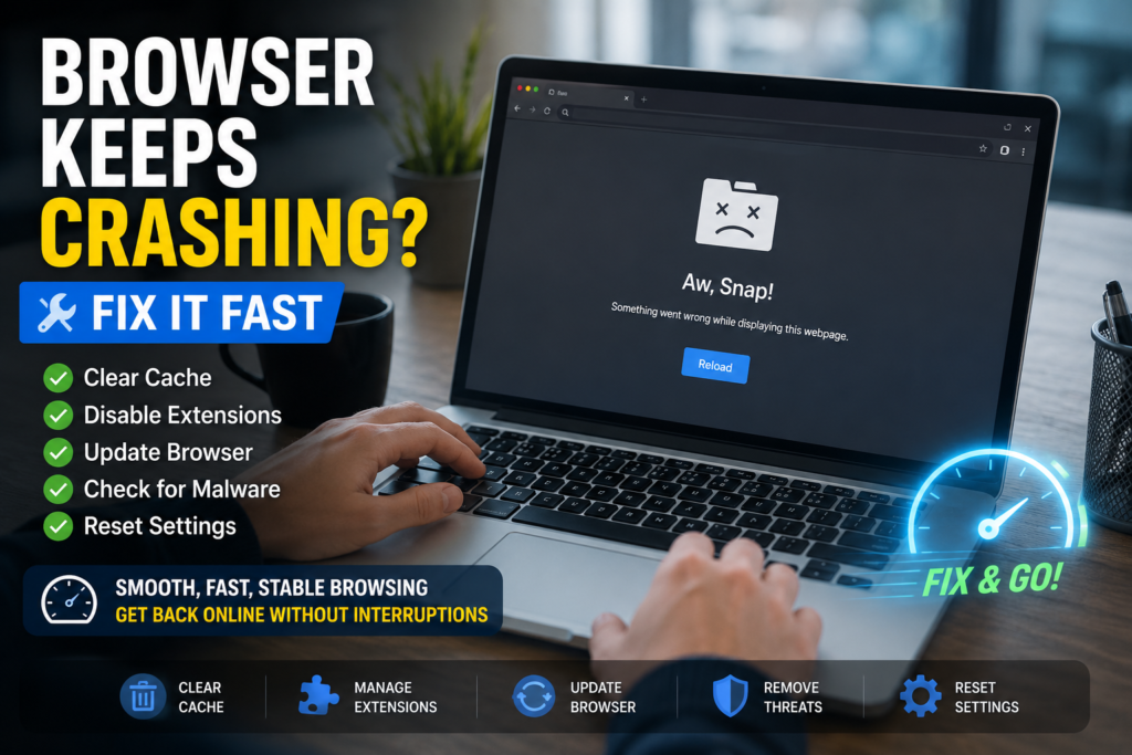 browser keeps crashing P