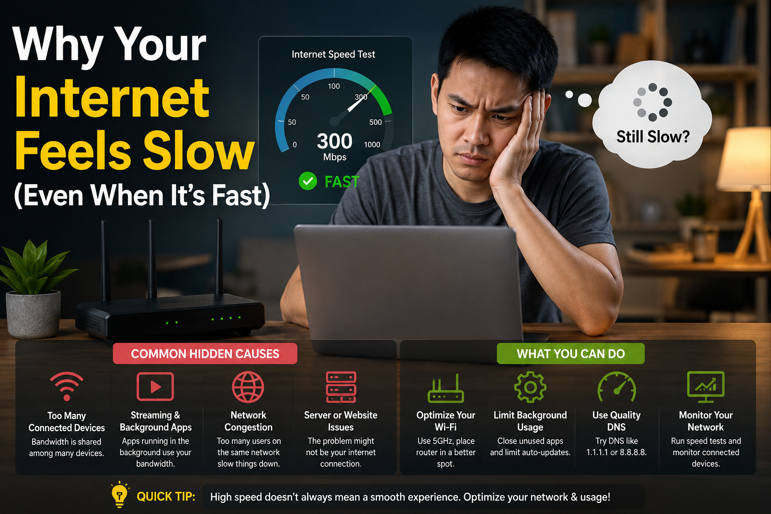 internet feels slow F