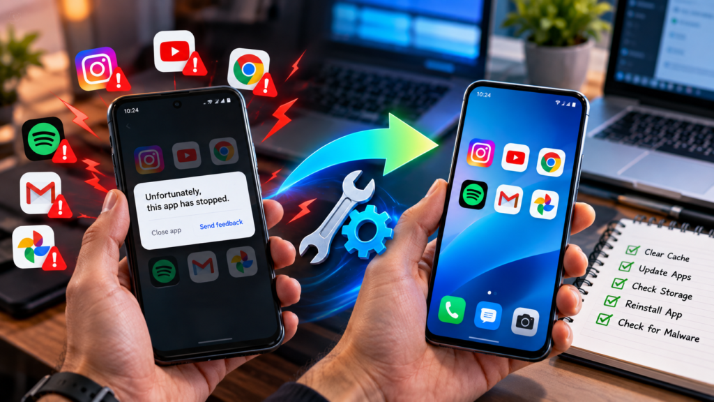 apps crashing randomly P