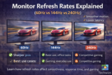 Monitor Refresh Rates Explained (60Hz vs 144Hz vs 240Hz)