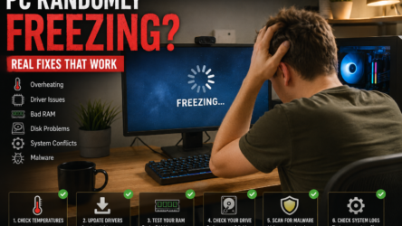 PC Randomly Freezing? Real Fixes That Actually Work